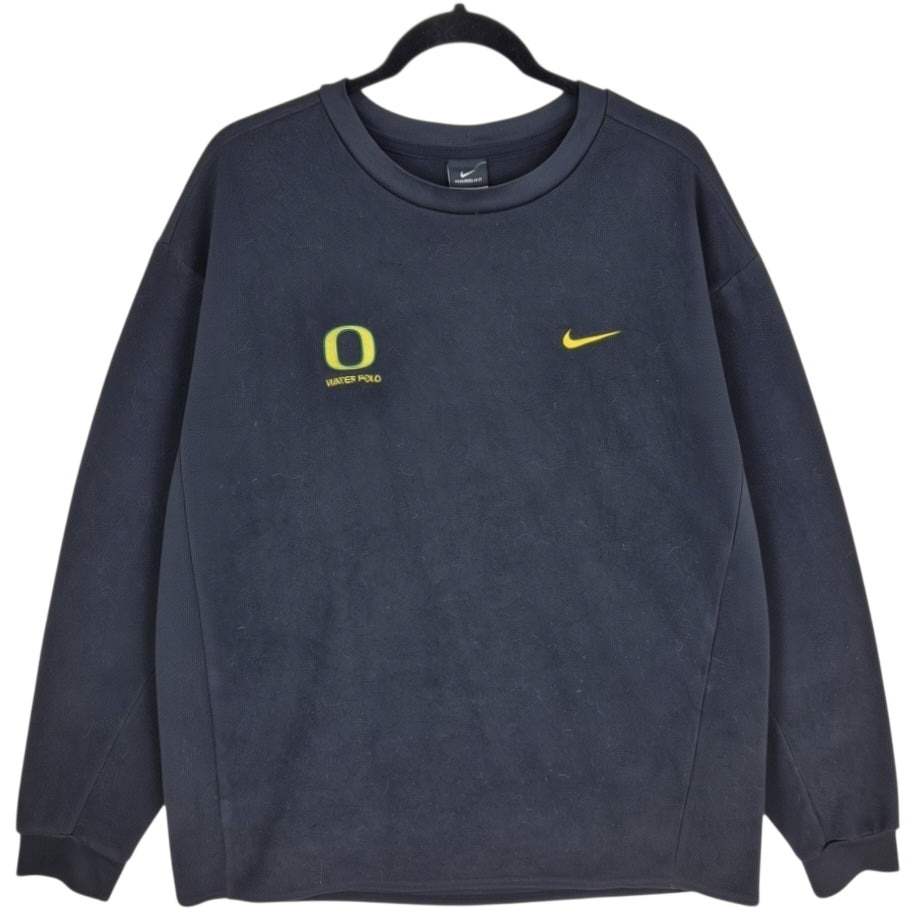 Nike University of Oregon Water Polo Black Fleece Jumper Size XL