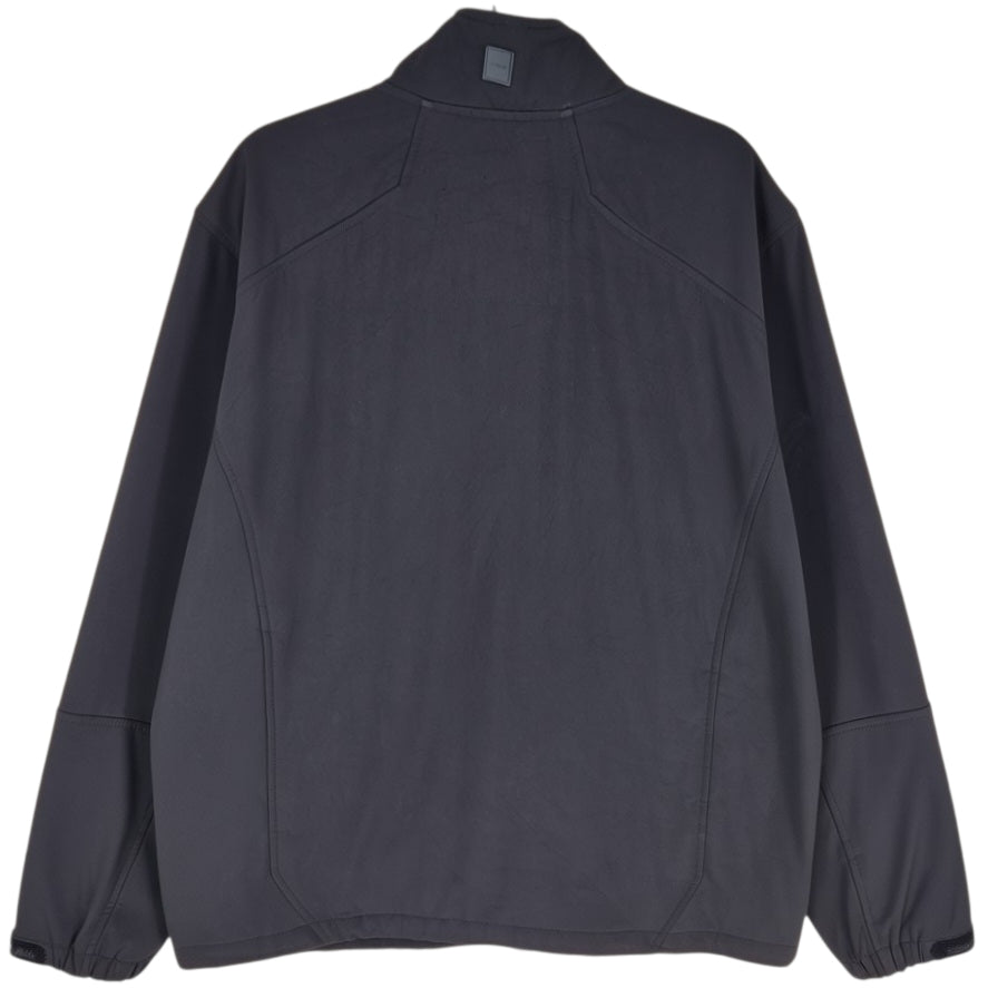 Calvin Klein Black Water Resistant Stretch Windbreaker Jacket Size M