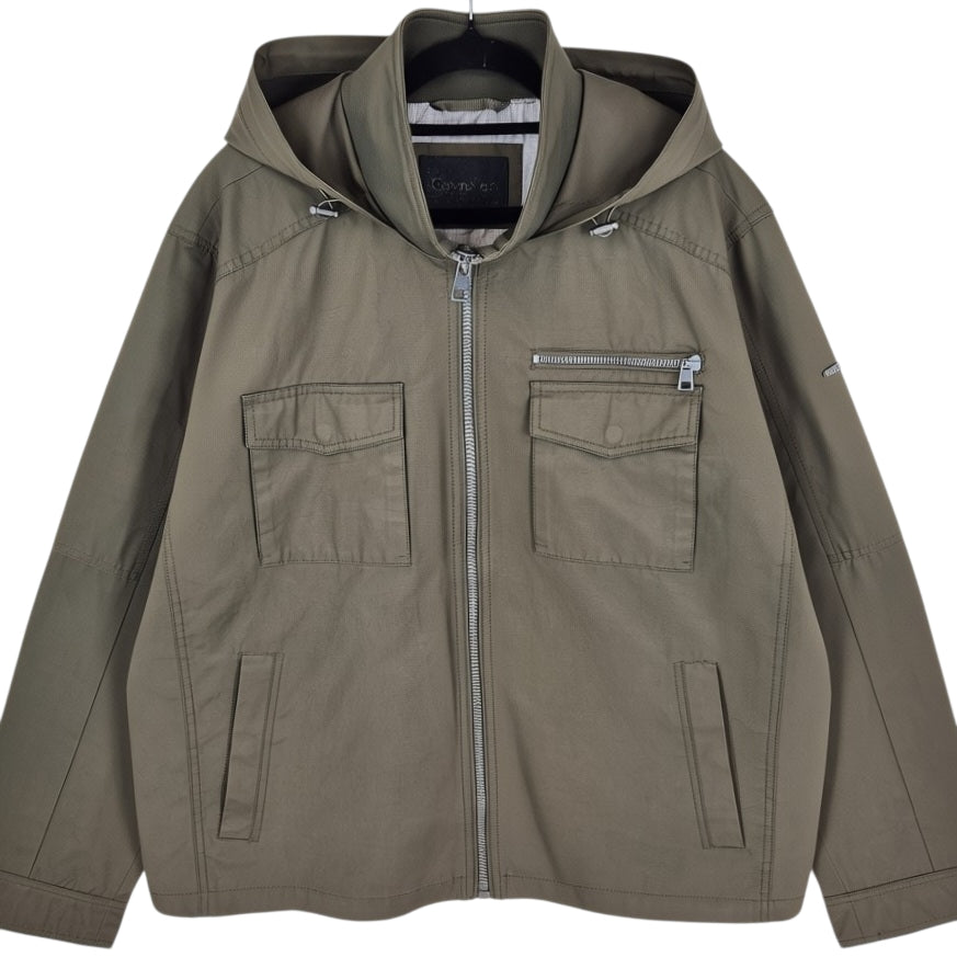 Calvin Klein Olive Green Windbreaker Jacket Size 3XL