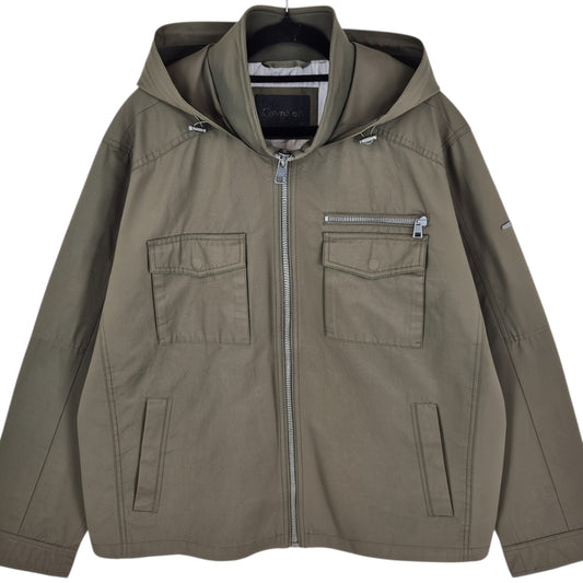 Calvin Klein Olive Green Windbreaker Jacket Size 3XL
