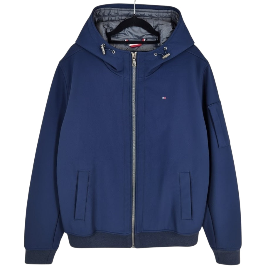 Tommy Hilfiger Dark Blue Quilted Windbreaker Jacket Size M