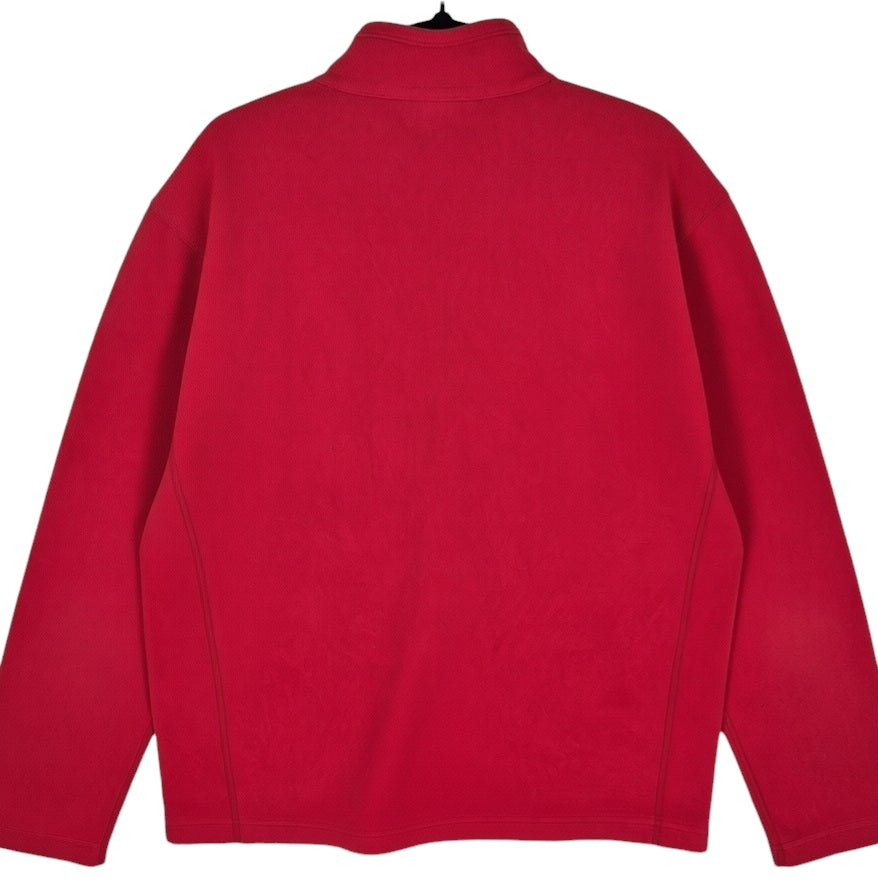 The North Face Red Fleece Zip Jumper Size L