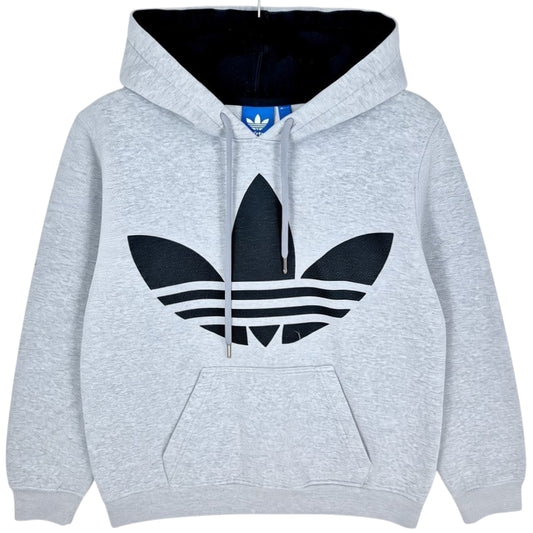 Adidas Light Grey Monogram Hoodie Size S