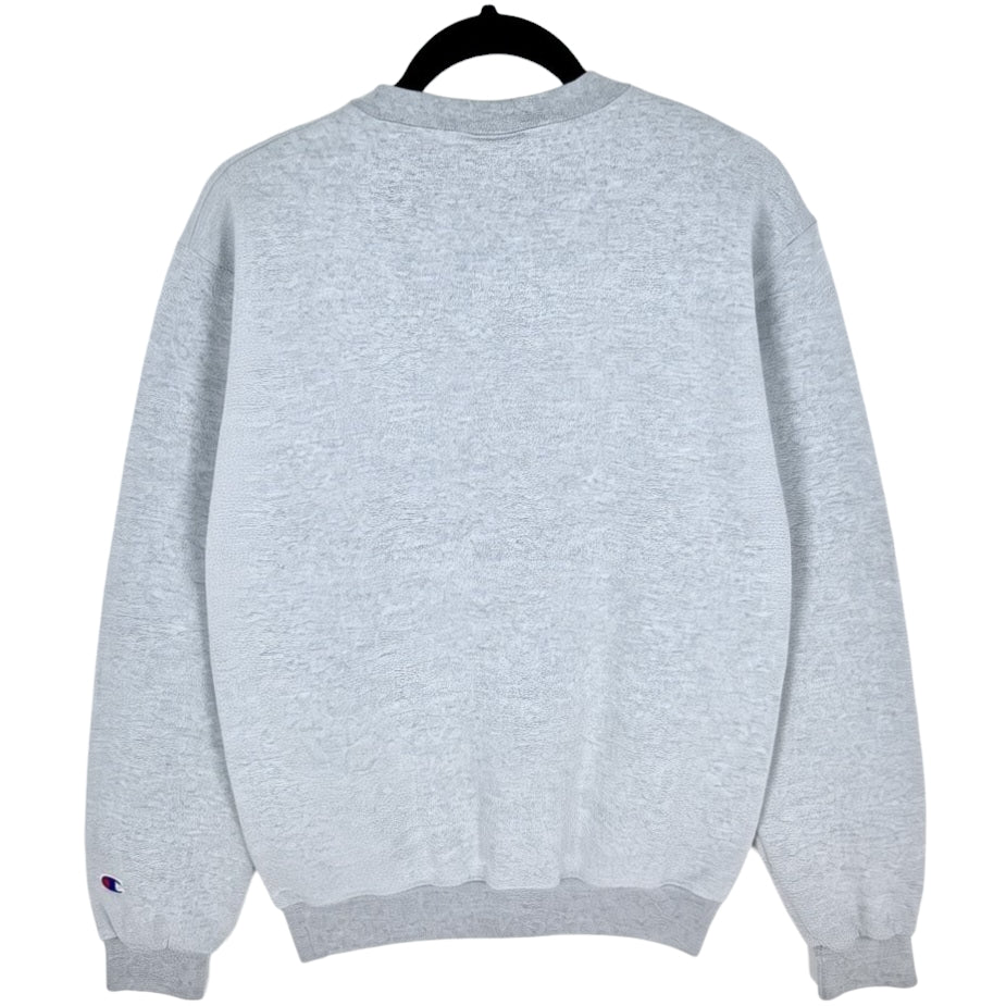 Champion University of Akron Light Grey Crewneck Sweater Size S