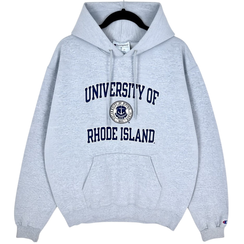 Champion University of Rhode Island Light Grey Hoodie Size M