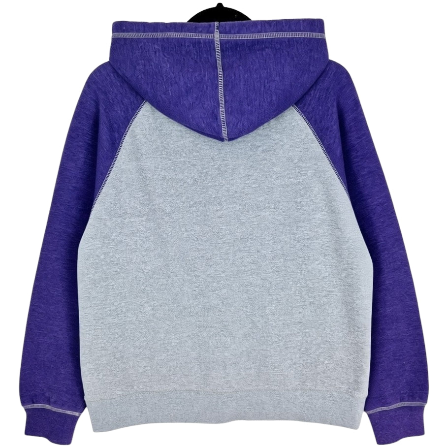 Champion Washington Huskies Grey & Purple Embroidered Hoodie Size L
