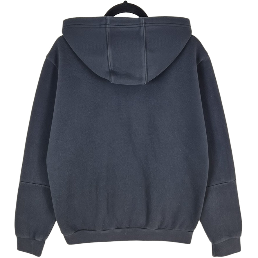 Adidas Black Chest Script Hoodie Size M