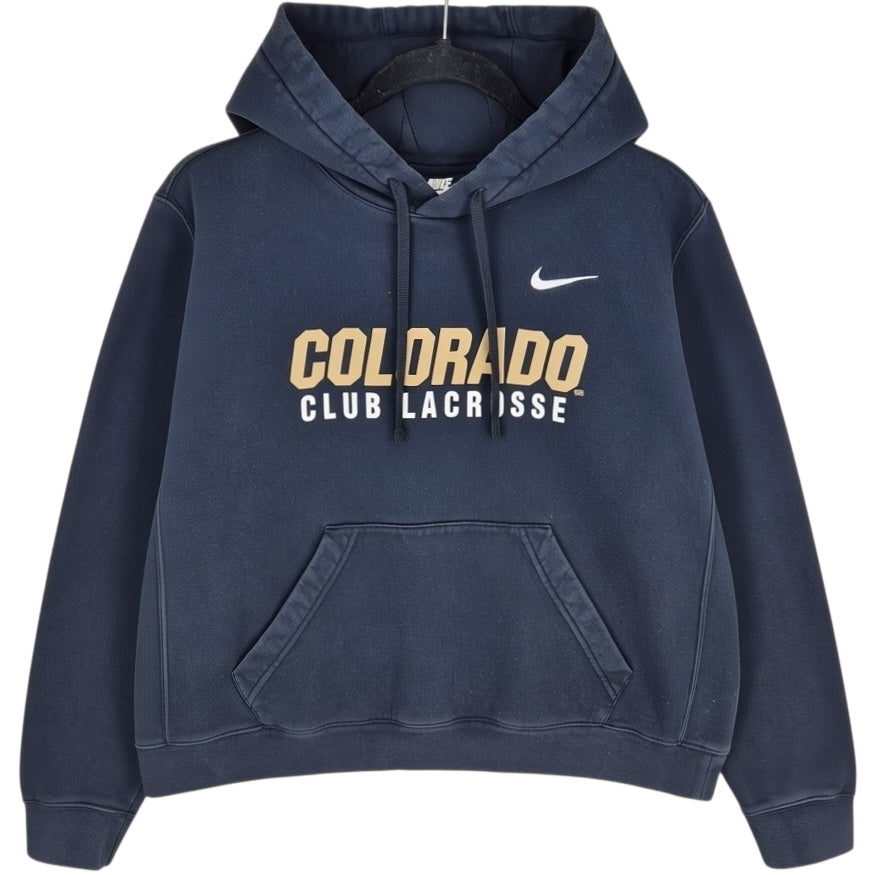 Nike Womens Colorado Club Lacrosse Oversized Black Hoodie Size L