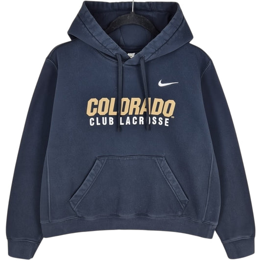 Nike Womens Colorado Club Lacrosse Oversized Black Hoodie Size L
