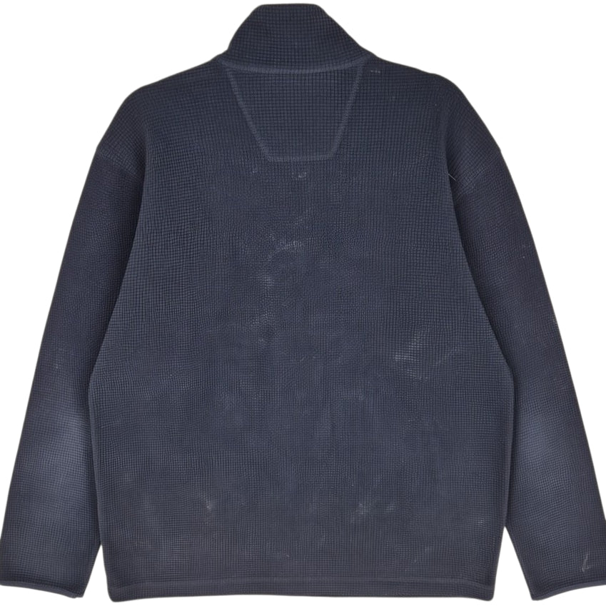 Timberland Black Quarter Zip Fleece Jumper Size L