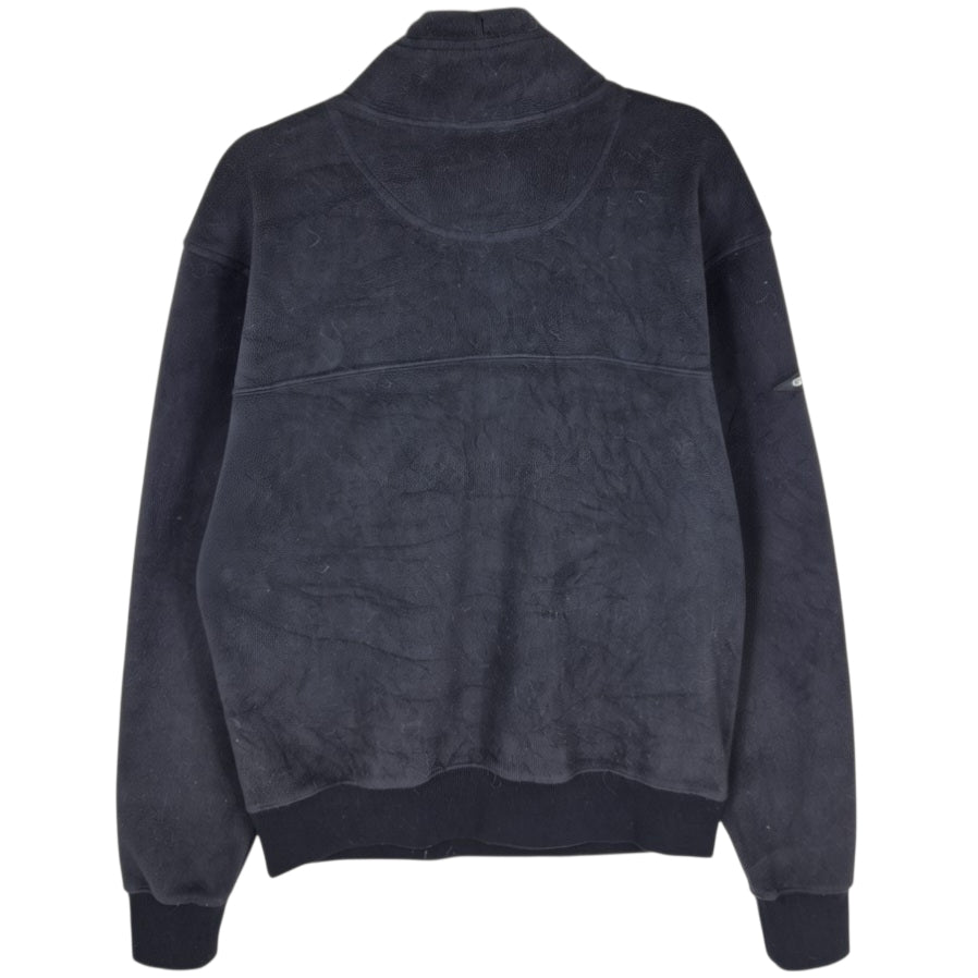 Champion Black Half Zip Fleece Jumper Size S