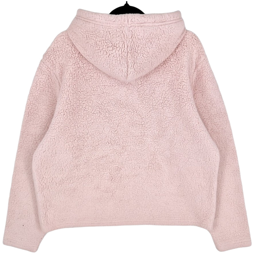 FILA Womens Light Pink Fleece Hoodie Size XL