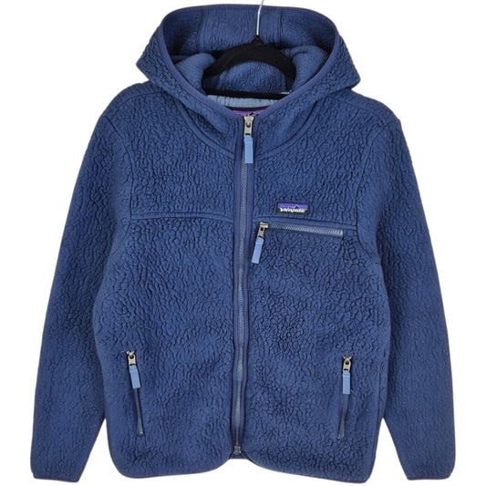 Patagonia Dark Blue Fleece Zip Hoodie Size S