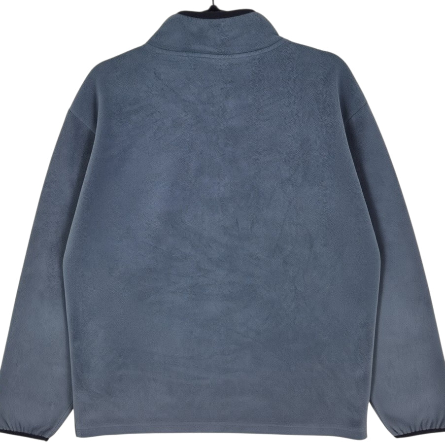 Starter Grey Quarter Zip Fleece Jumper Size M