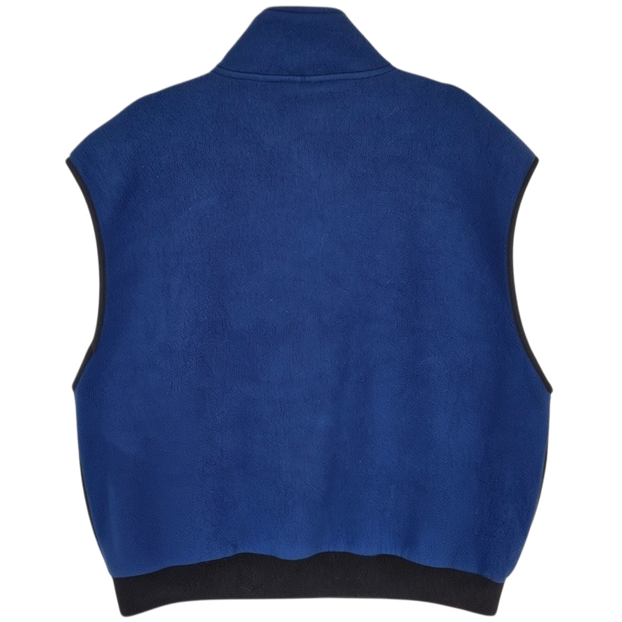 Vintage Samuel Adams Beer 80's Dark Blue Fleece Vest Size L