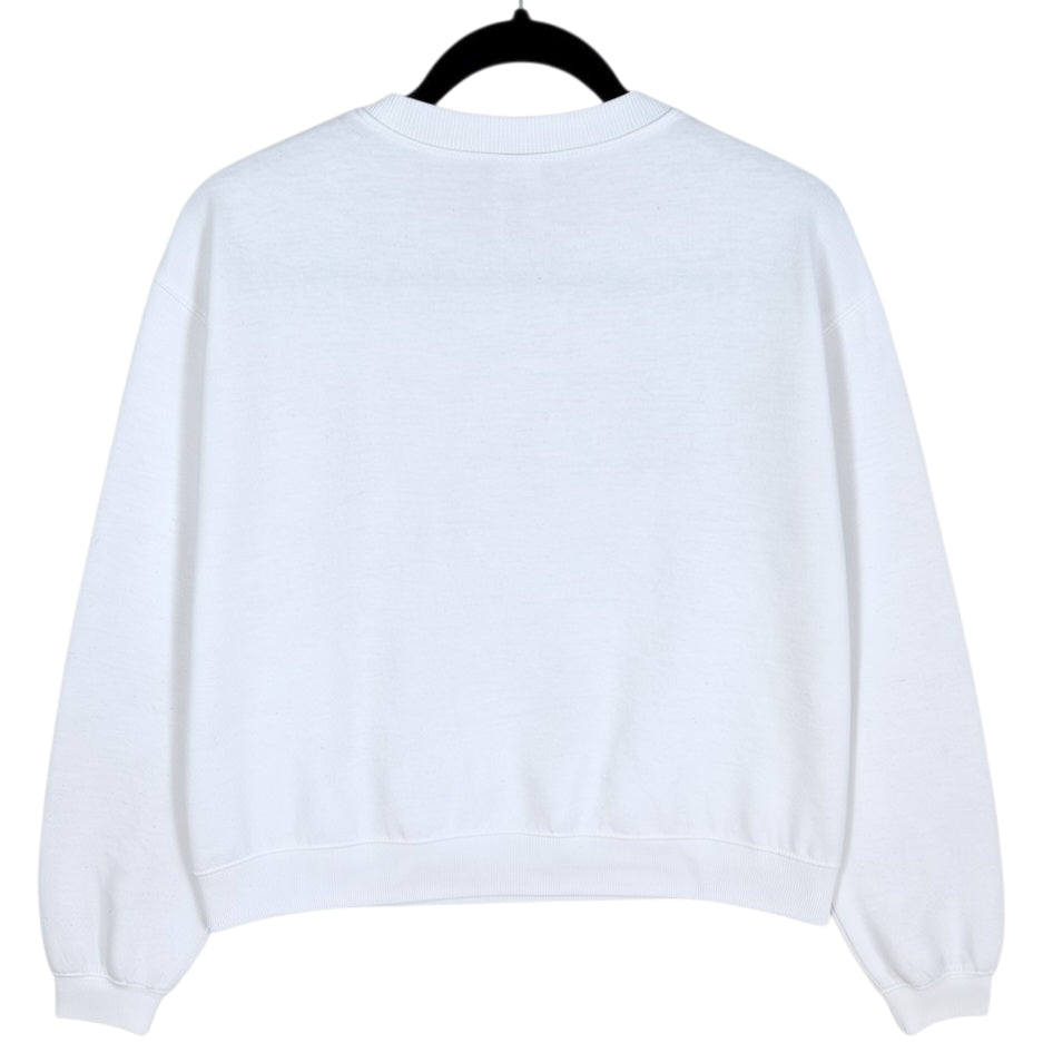 Disney Minnie Mouse White Crewneck Sweater Size S