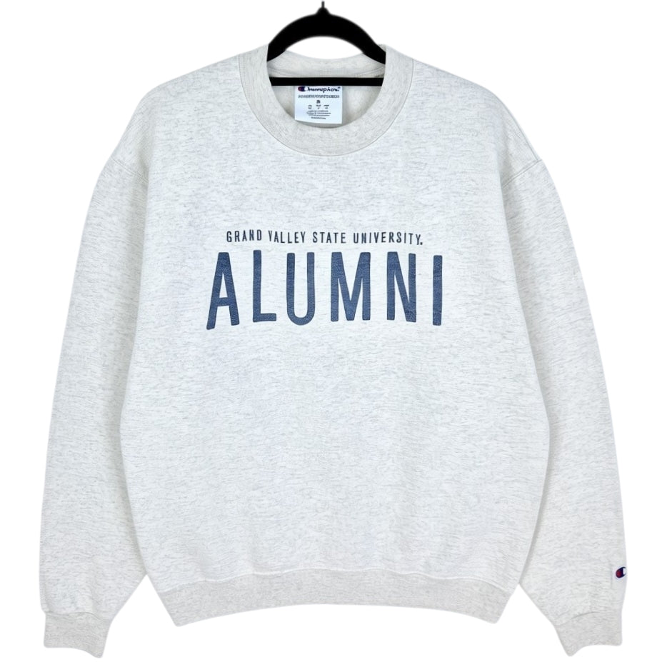 Grand Valley State University Alumni Cream White Crewneck Sweater Size M