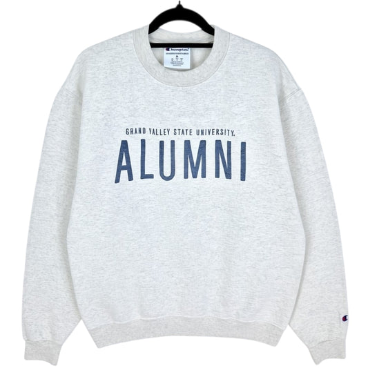 Grand Valley State University Alumni Cream White Crewneck Sweater Size M