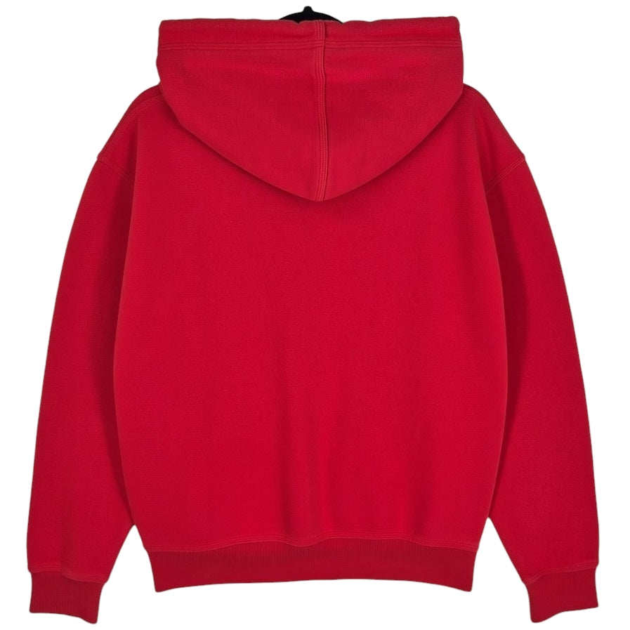 Champion Red Chest Script Hoodie Size M