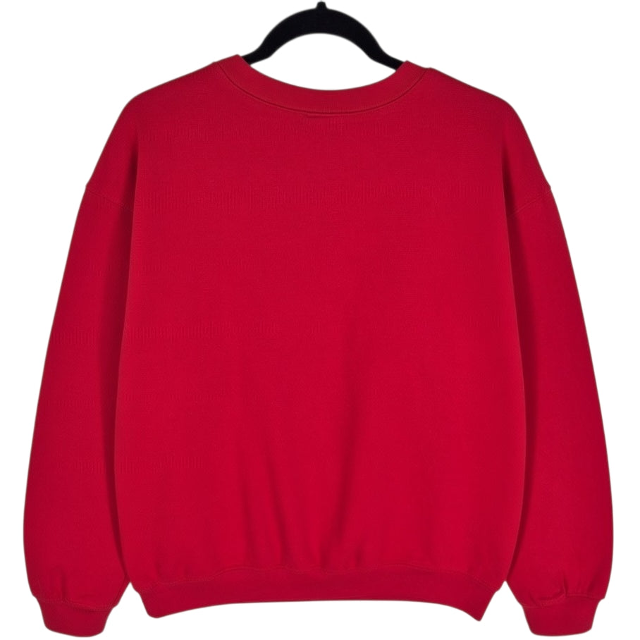 Mickey & Friends Red Crewneck Sweater Size M