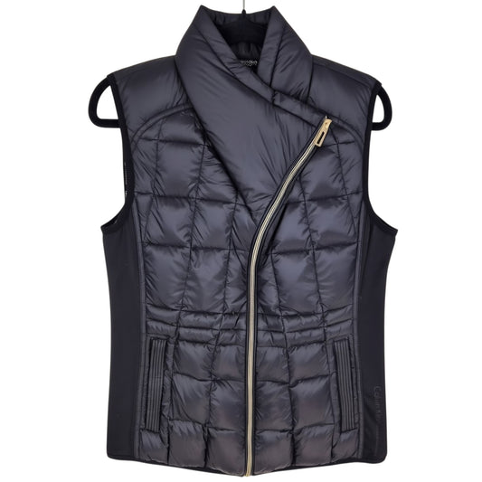 Calvin Klein Performance Womens Black Padded Down Vest Size M