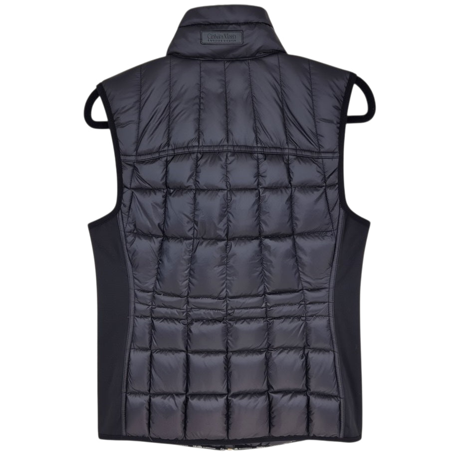 Calvin Klein Performance Womens Black Padded Down Vest Size M
