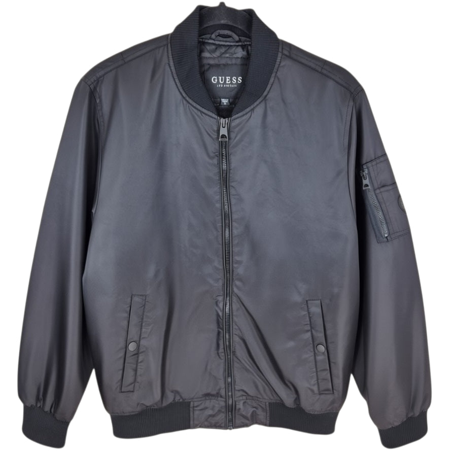 Guess Black Bomber Jacket Size S