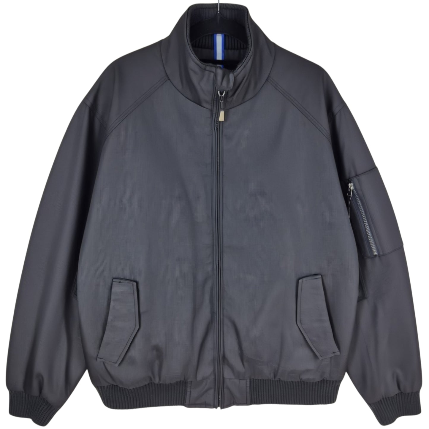 Calvin Klein Black Quilted Windbreaker Jacket Size M