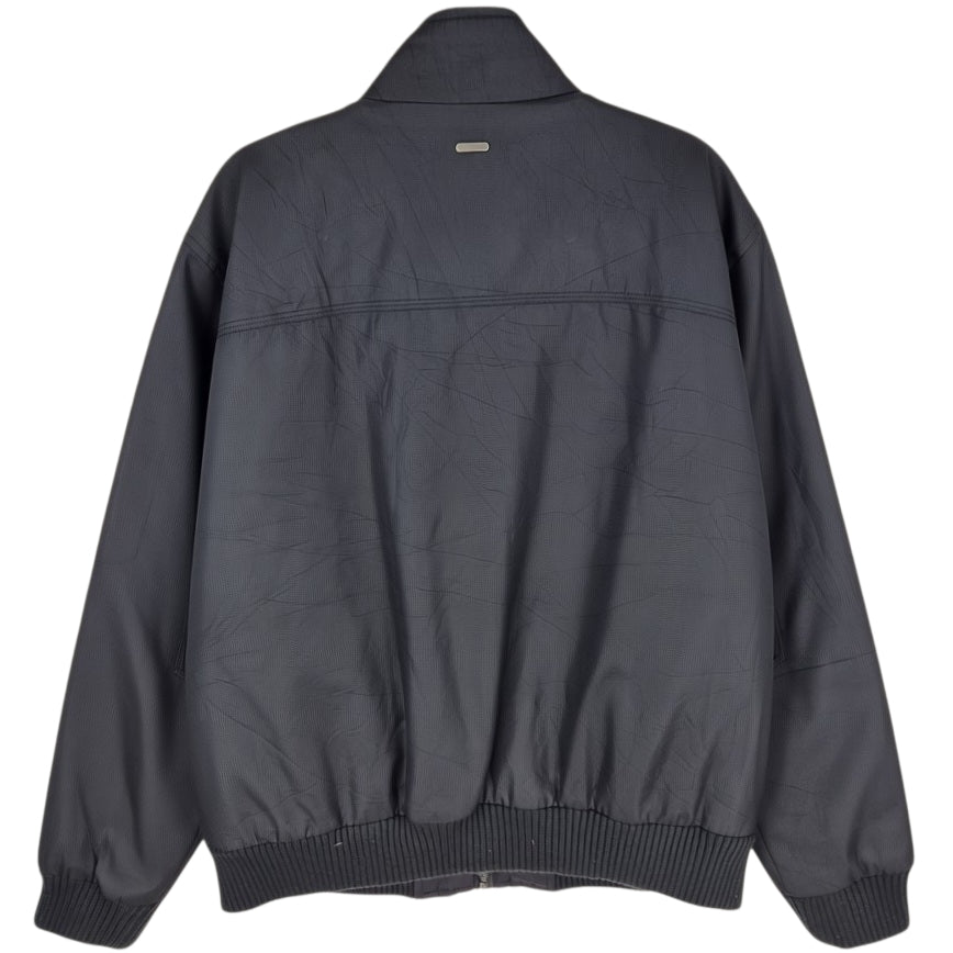 Calvin Klein Black Quilted Windbreaker Jacket Size M