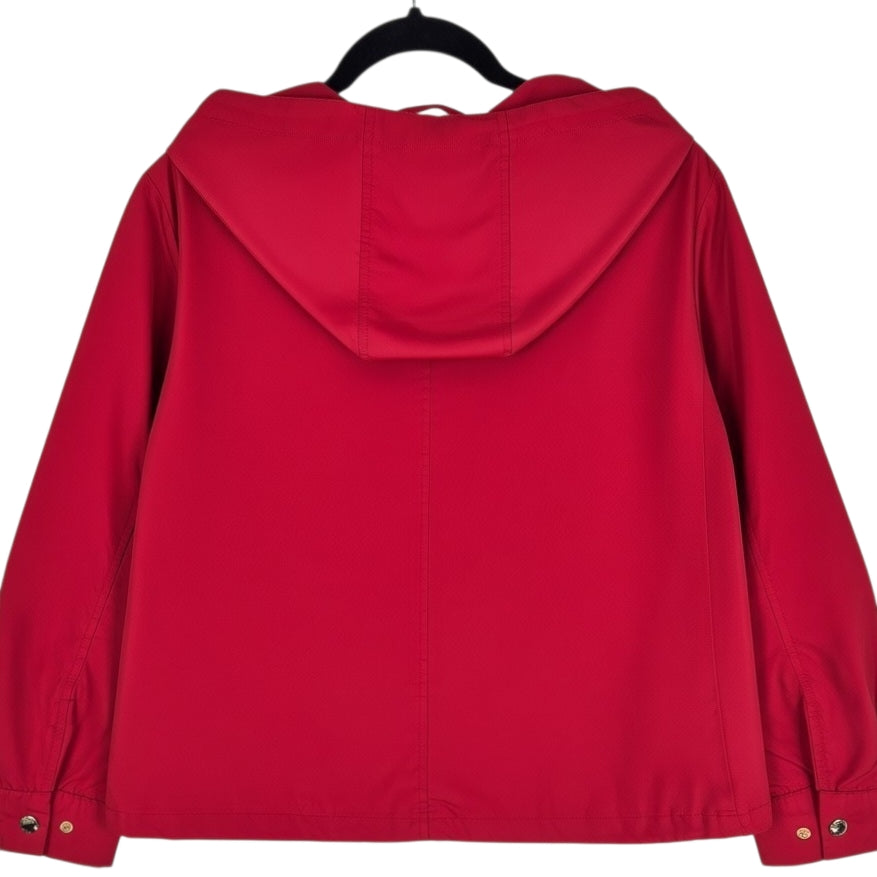 Michael Kors Womens Red Zip Jacket Size L