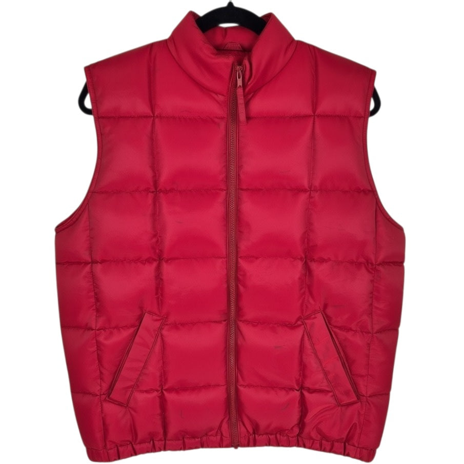 Vintage GAP Womens Red Nylon Padded Vest Size 2XL