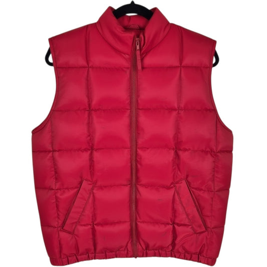 Vintage GAP Womens Red Nylon Padded Vest Size 2XL