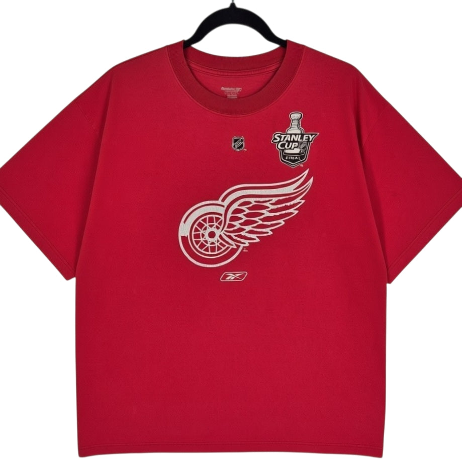 Reebok NHL Detroit Red Wings 2008 Champions Tee Shirt Size L