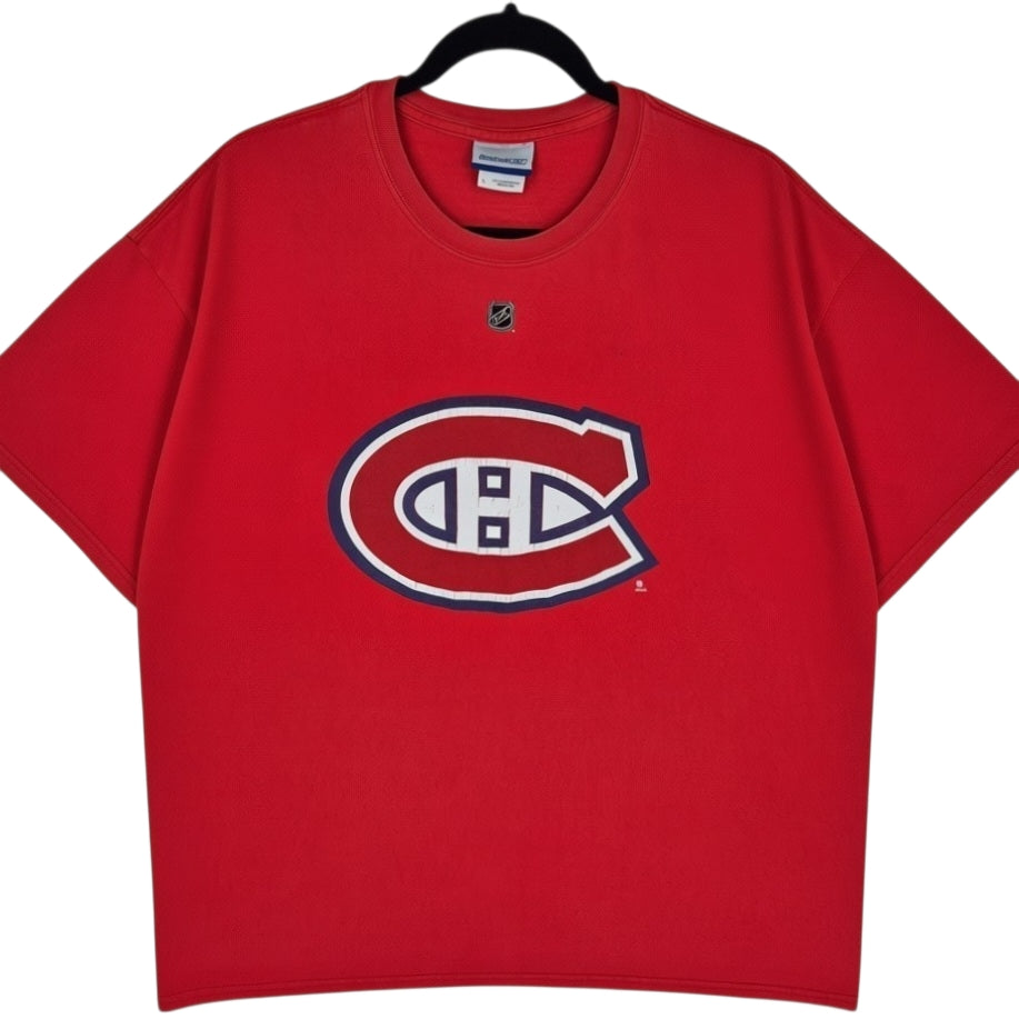 Vintage Reebok NHL Montreal Canadiens Tanguay 13 Tee Shirt Size L