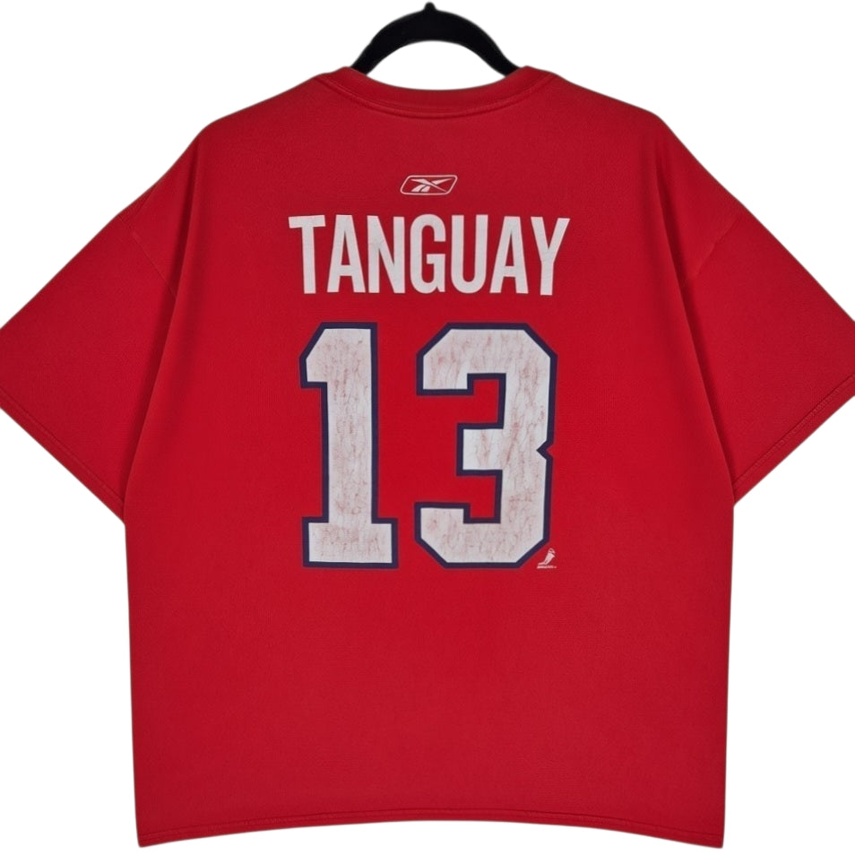 Vintage Reebok NHL Montreal Canadiens Tanguay 13 Tee Shirt Size L