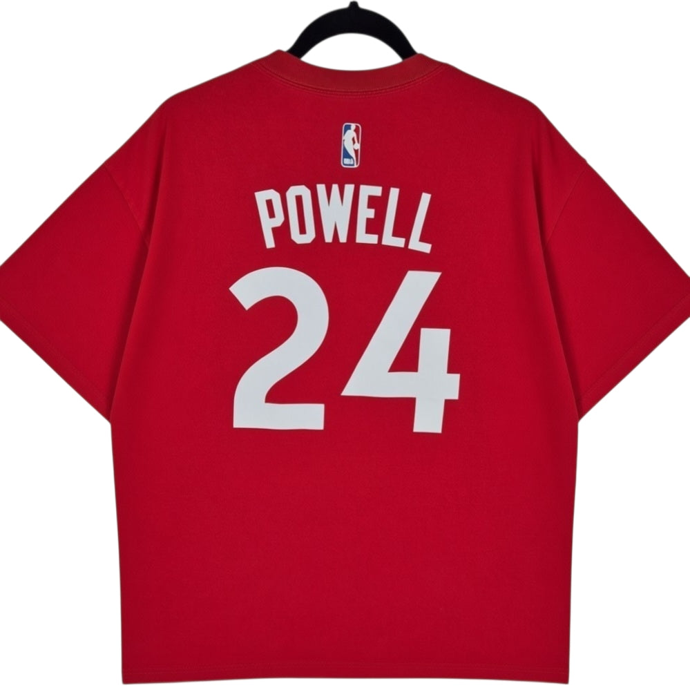 Adidas NBA Toronto Raptors Red Powell 24 Tee Shirt Size XL