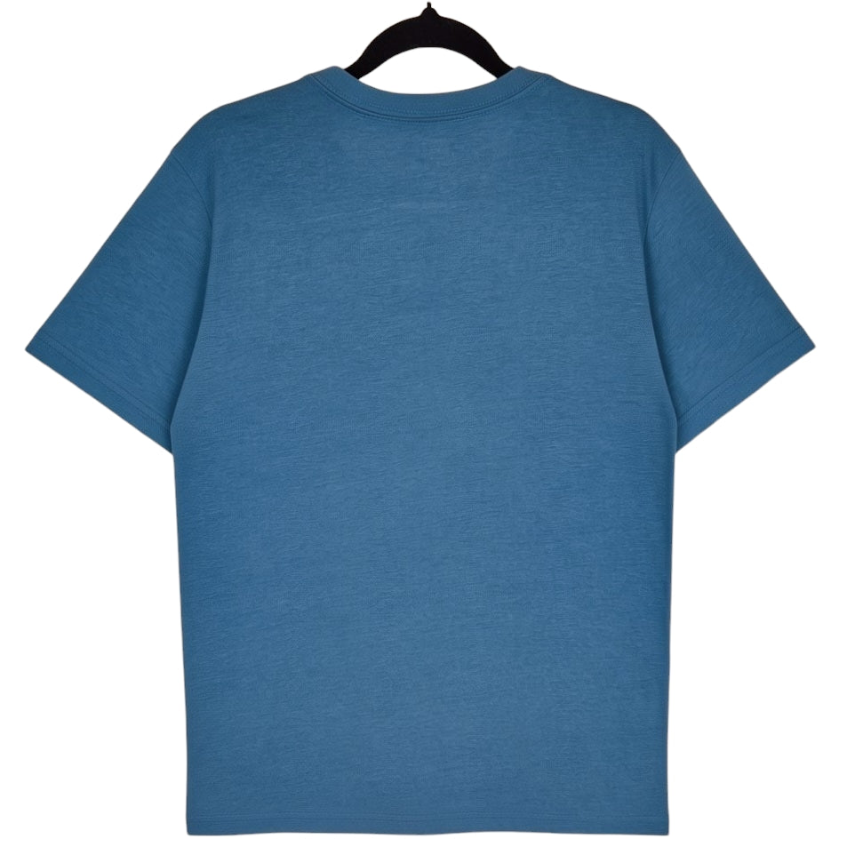 Nike Blue Monogram Stretch Slim Fit Tee Shirt Size M