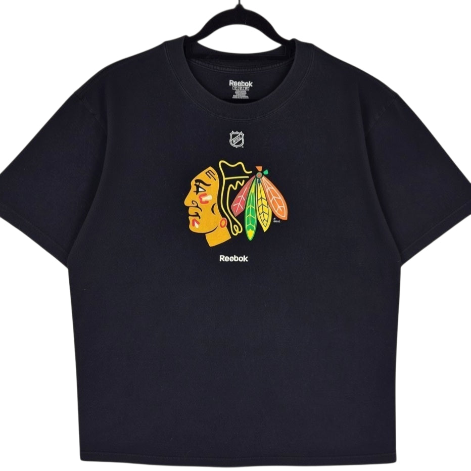 Reebok NHL Chicago Blackhawks Tee Shirt Size XL