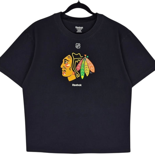 Reebok NHL Chicago Blackhawks Tee Shirt Size XL