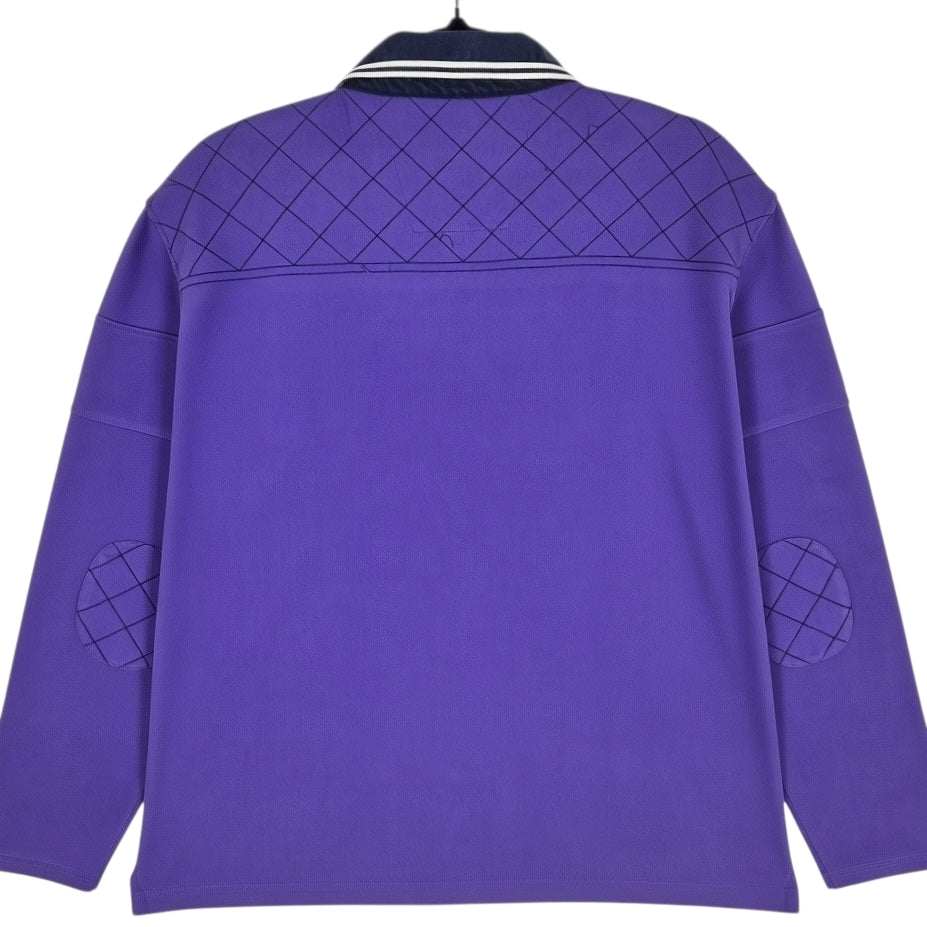 RM Williams Womens Purple Long Sleeve Rugby Polo Shirt Size L