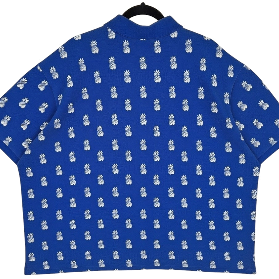 Polo Ralph Lauren Blue Pineapple Pattern Polo Shirt Size 3XL