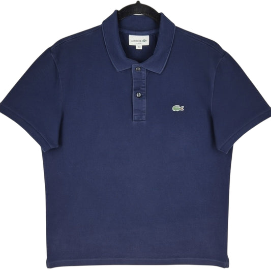 Lacoste Dark Blue Slim Fit Polo Shirt Size L
