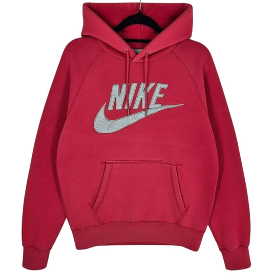 Vintage Nike 2000's Red Embroidered Hoodie Size S