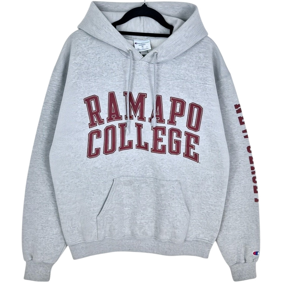 Champion Ramapo College New Jersey Light Grey Hoodie Size M