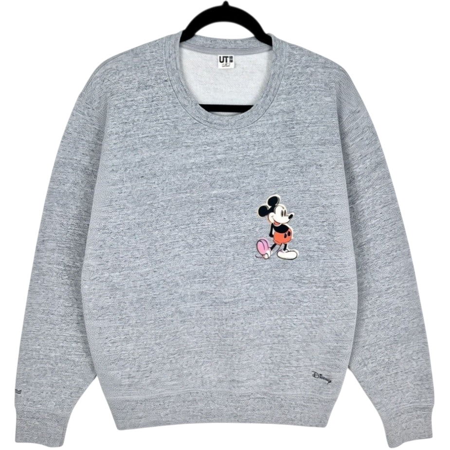 Uniqlo Disney Mickey Mouse Grey Crewneck Sweater Size M