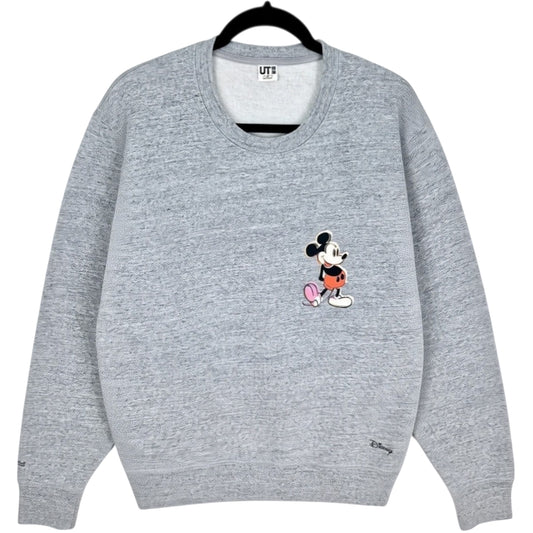 Uniqlo Disney Mickey Mouse Grey Crewneck Sweater Size M