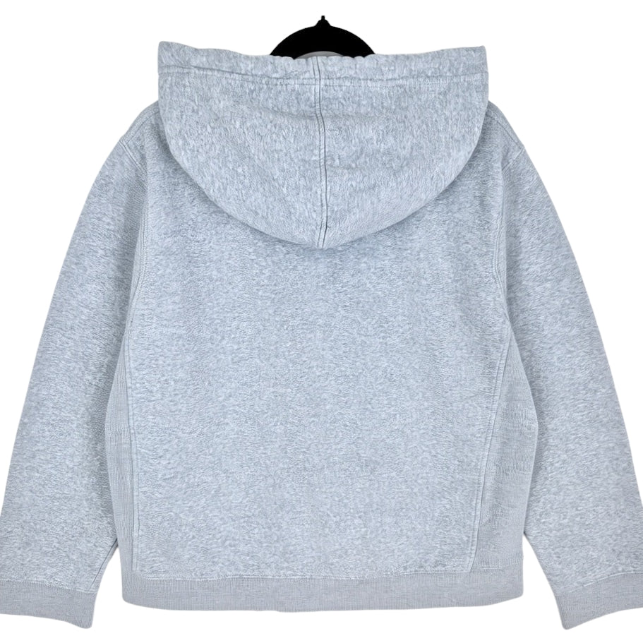 Tommy Jeans Womens Light Grey Embroidered Hoodie Size L