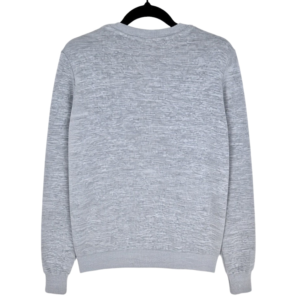Disney Mickey Mouse Grey Light Stretch Crewneck Sweater Size XS