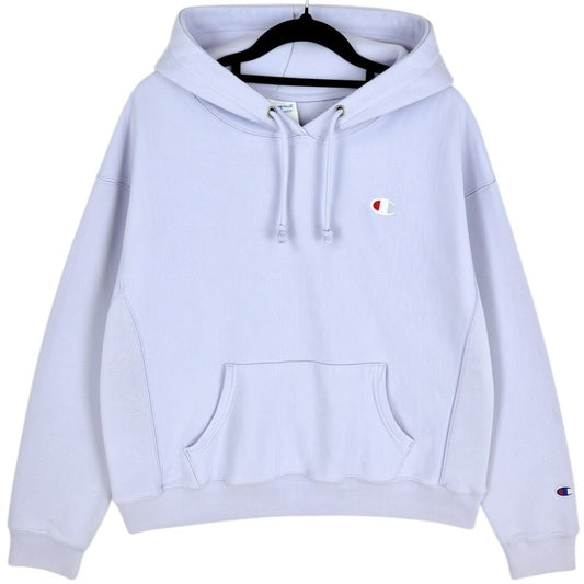 Champion Reverse Weave Light Purple Heavy Hoodie Size L