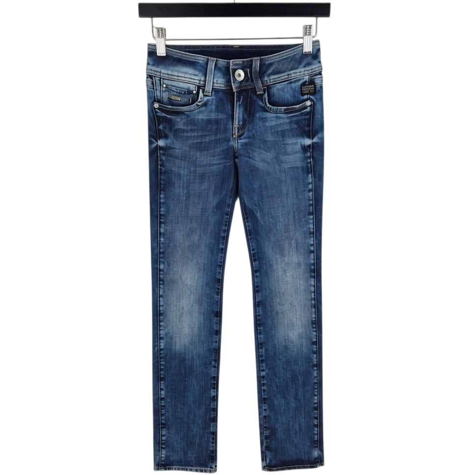 G Star Raw Jeans Womens Dark Blue Low Waist Denim W23